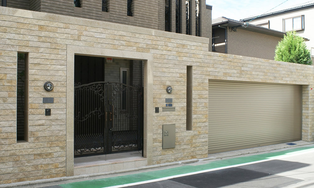 石の門構え
