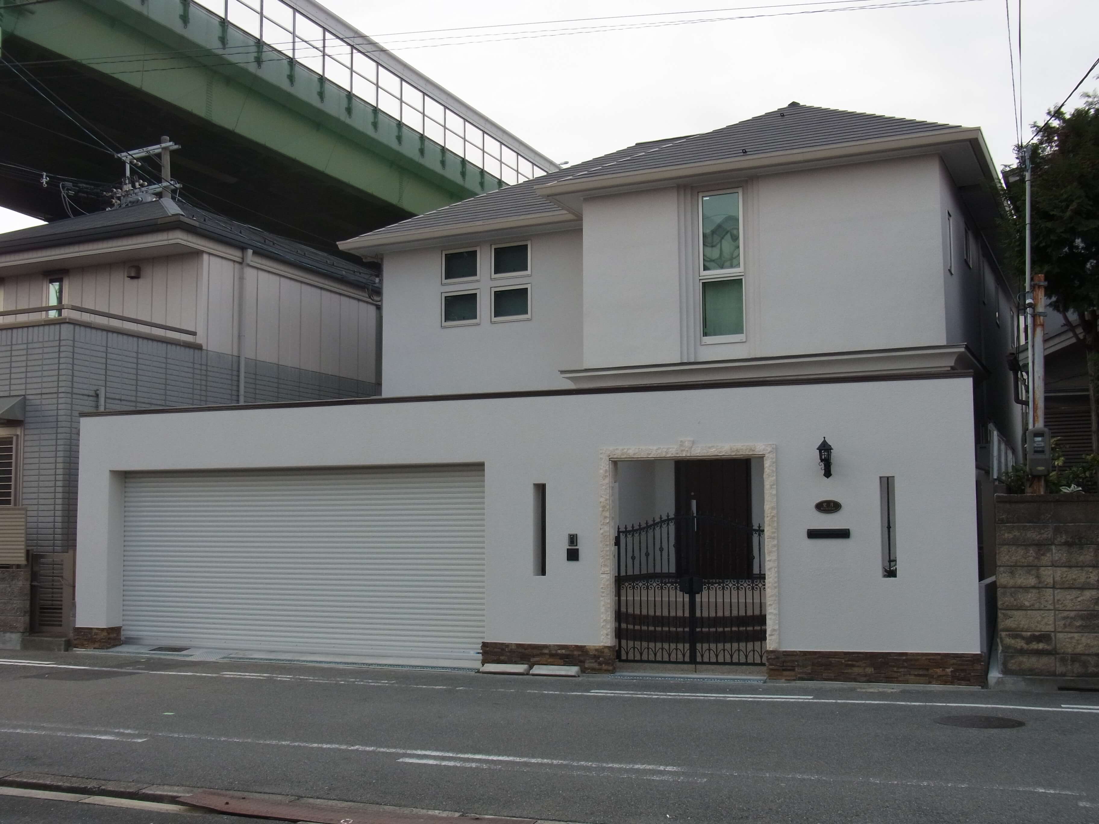こだわりの門・塀・大人の外構　［大阪市の外構工事、造園工事］